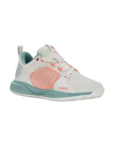 Kswiss Ultrashot Team Blanco Coral Mujer | Ofertas de pádel